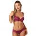 Conjunto Feminino Calcinha e Soutien, em Renda Bya